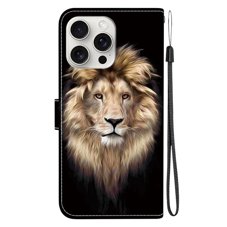 iPhone 16 Pro Max Lion Heart Case Wallet