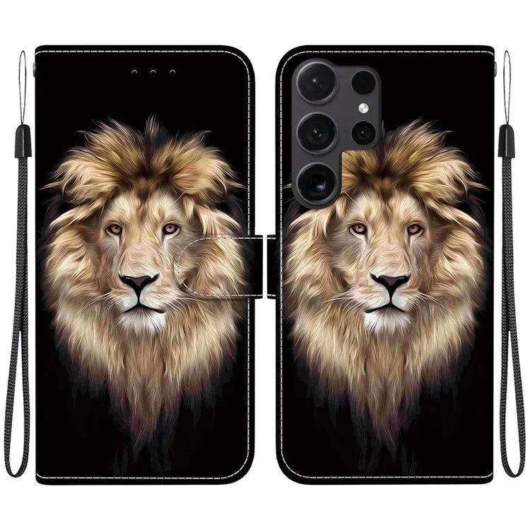 Samsung Galaxy S25 Ultra Lion Heart Case Wallet