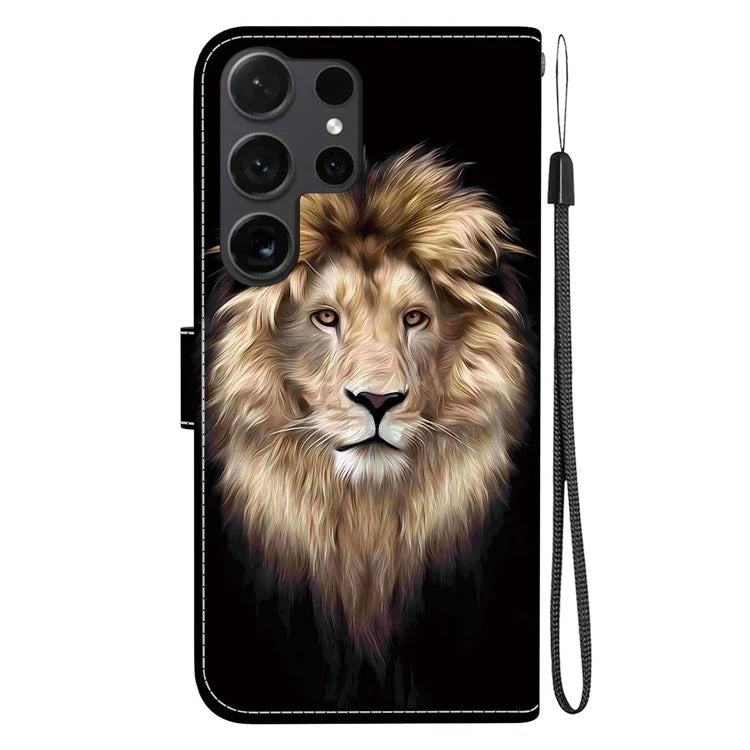 Samsung Galaxy S25 Ultra Lion Heart Case Wallet