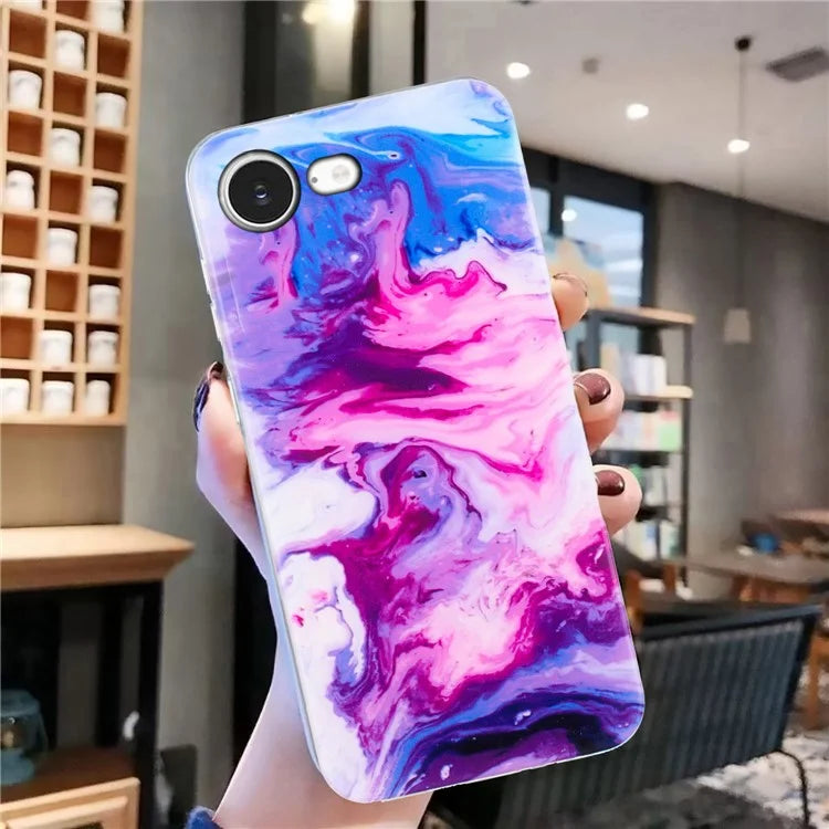 iPhone 16e Mystic Aura Marble Case