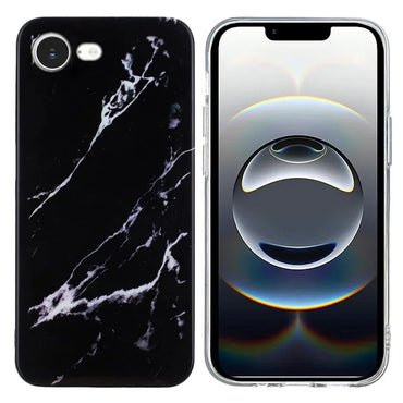 iPhone 16e Midnight Stone Marble Case