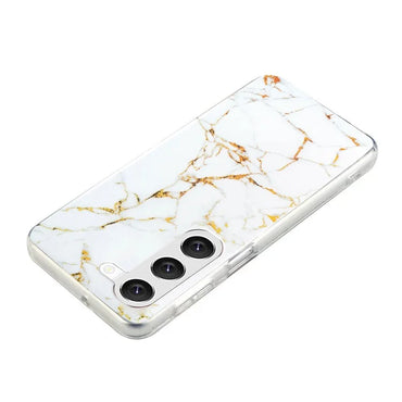 Samsung Galaxy S23 Plus Ivory Luxe Marble Case