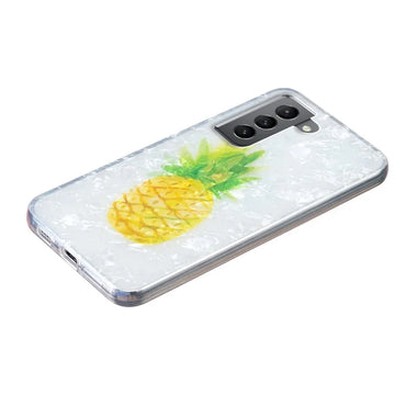 Samsung Galaxy S22 White Pine Marble Case