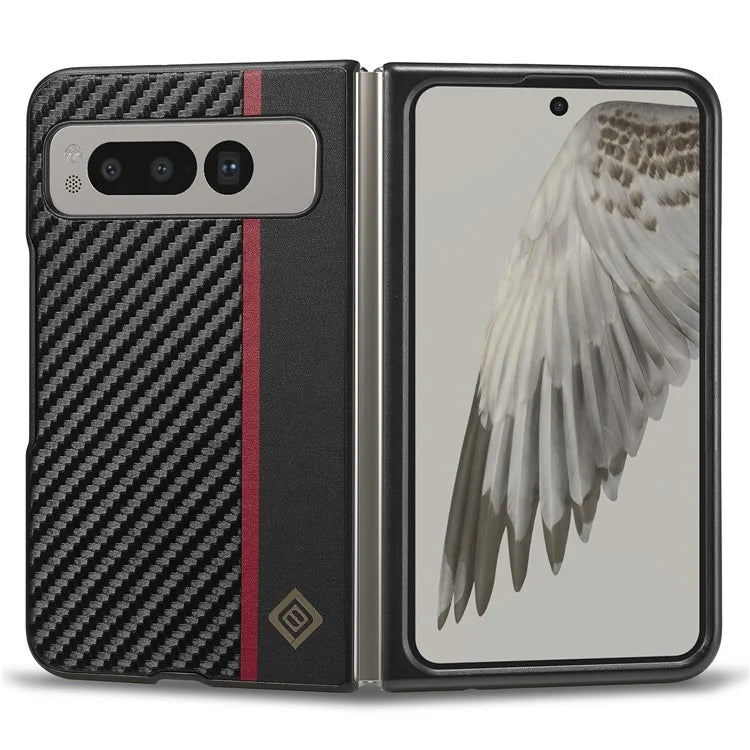 Pixel Fold Case Carbon Leather Mix