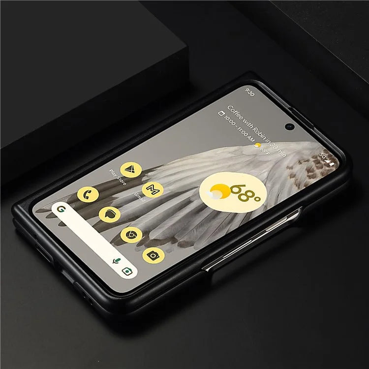 Pixel Fold Case Carbon Leather Mix