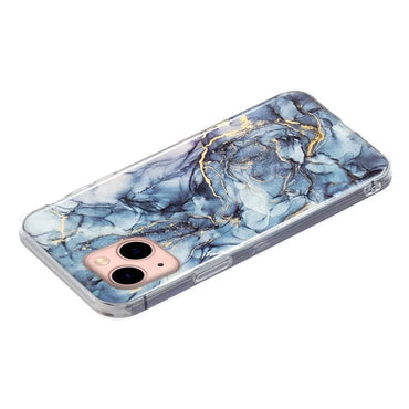 iPhone 14 Noble Navy Marble Case