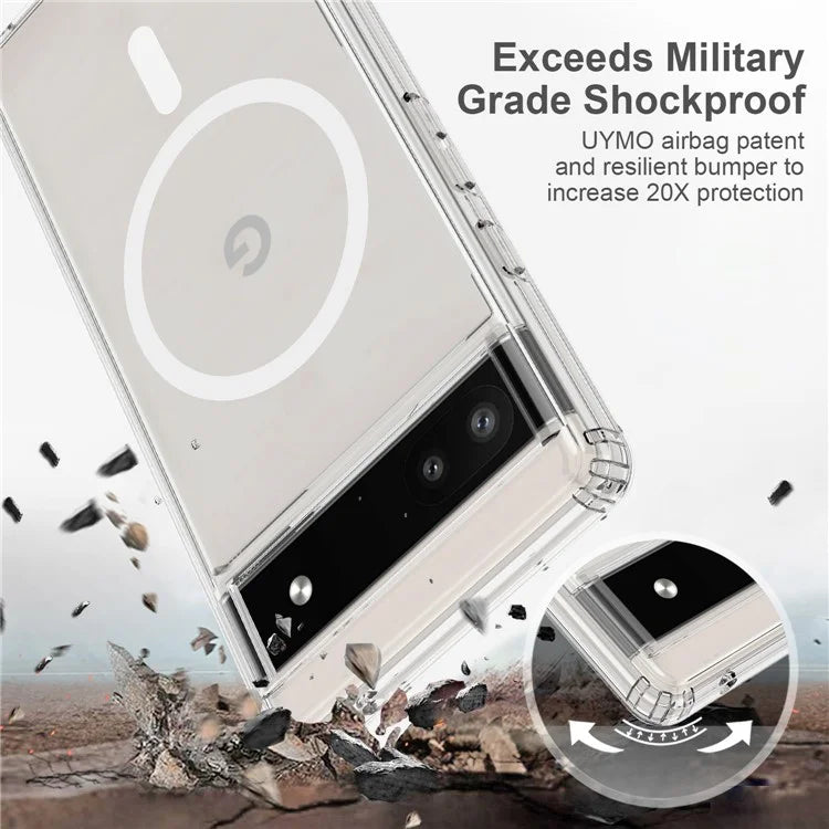 Pixel 6a Case Clear Acrylic MagSafe