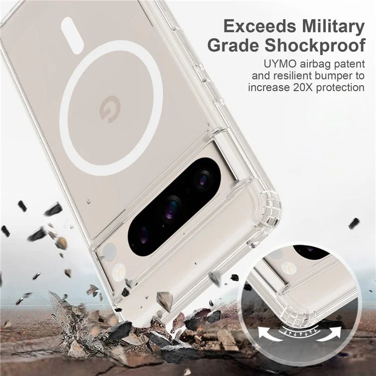 Pixel 8 Pro Case Clear Acrylic MagSafe