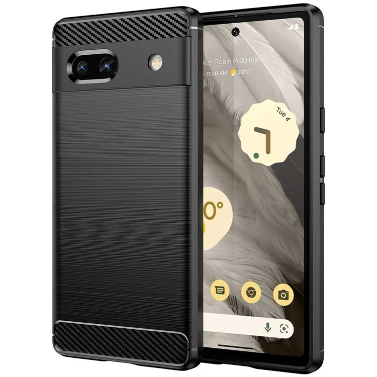 Pixel 7a Case Brushed Surface Carbon Fiber