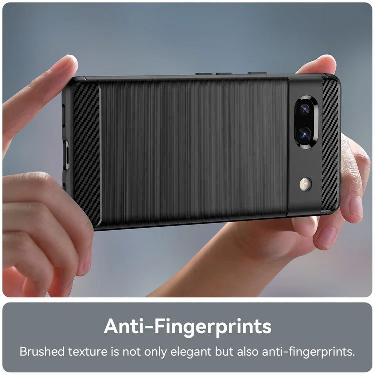 Pixel 7a Case Brushed Surface Carbon Fiber