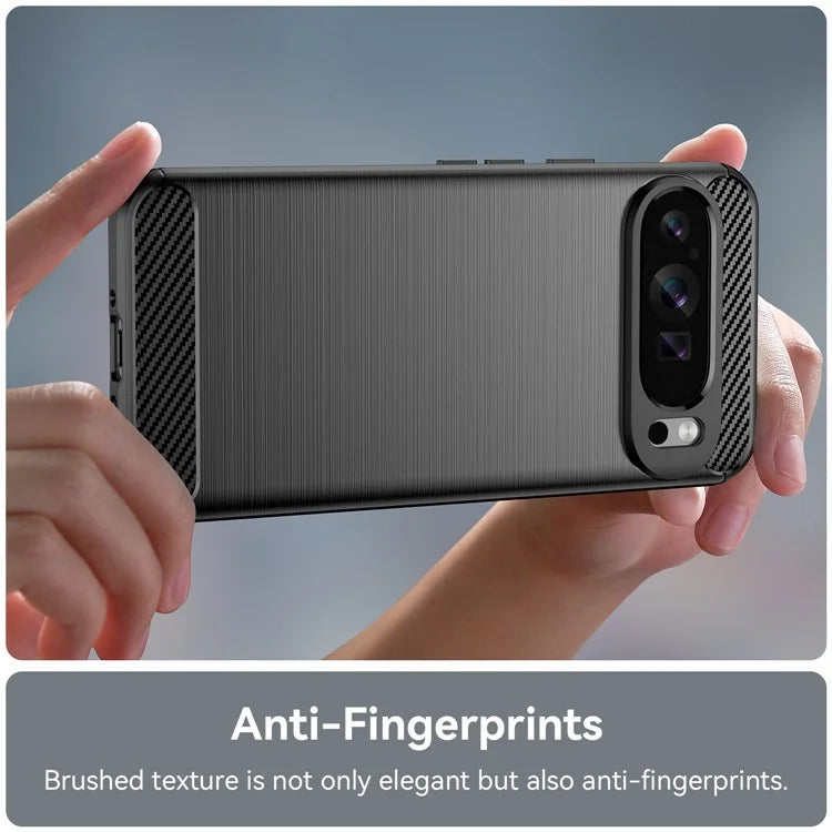 Pixel 9 Pro XL Case Brushed Surface Carbon Fiber