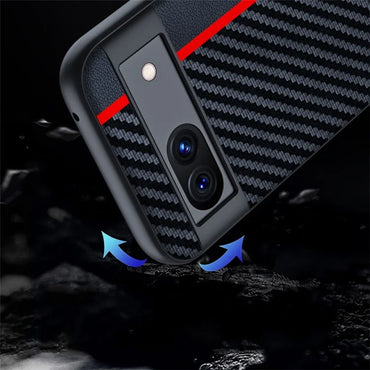 Pixel 8a Case Carbon Leather Mix