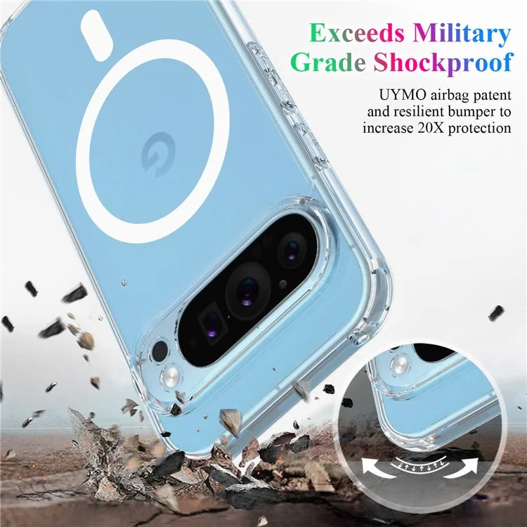 Pixel 9 Pro XL Case Clear Acrylic MagSafe