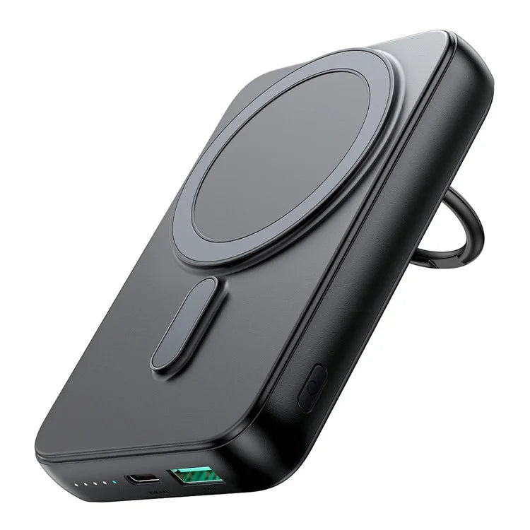 JR-20W Kickstand Magnetic Wireless Power Bank 10000mAh
