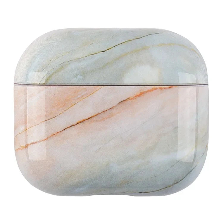 AirPods 4 Amber Blaze Marble Case