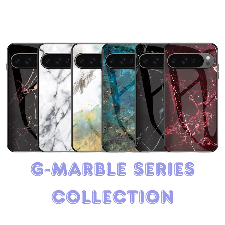 Pixel 9 Pro XL Case Emerald Marble