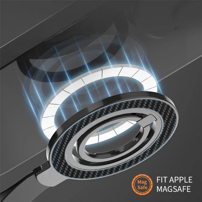 360-Magnetic Ring Holder Kickstand Carbon Fiber