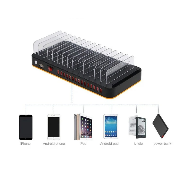 15 Port USB Charging Station