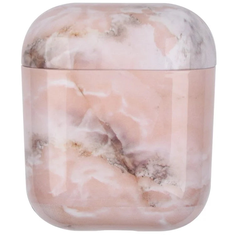AirPods Peach Blossom Marble Case
