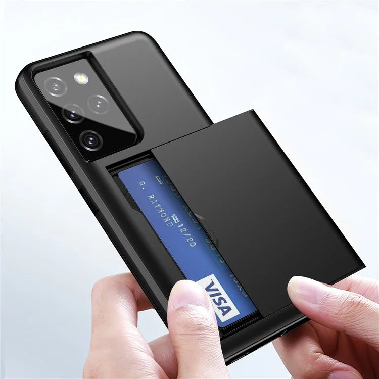 Samsung Galaxy S21 Ultra Sliding Card Case