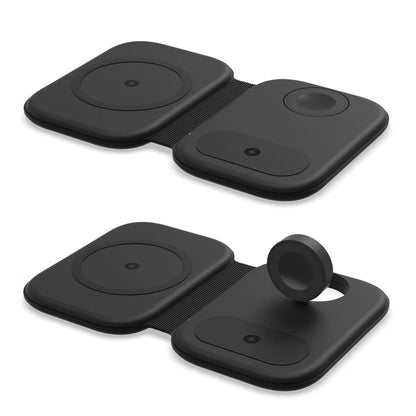 Magnetic 3-in-1 Wireless Folding Charging Station
