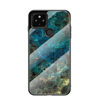 Pixel 4a 5G Case Emerald Marble