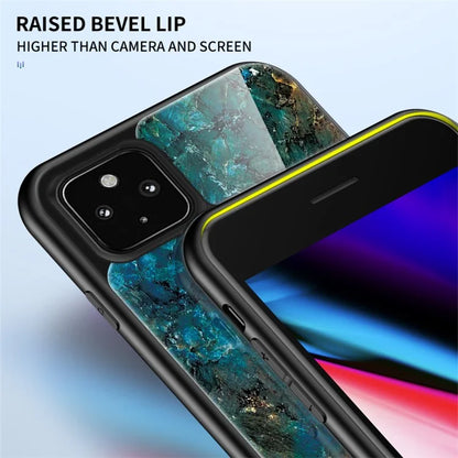 Pixel 4a 5G Case Emerald Marble