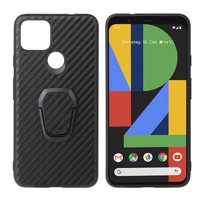 Pixel 4a 5G Case Carbon Fiber Kickstand
