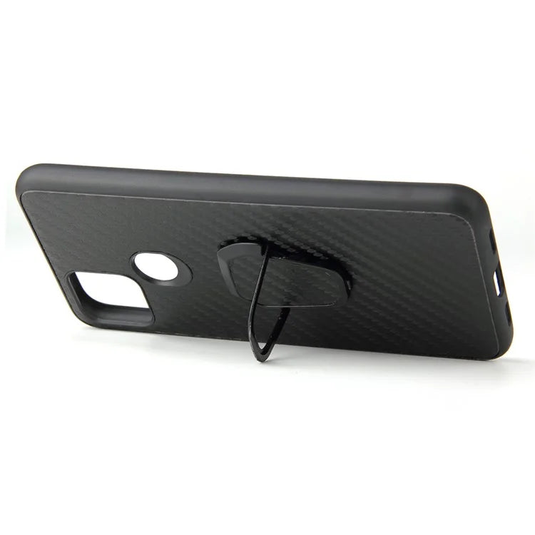 Pixel 4a 5G Case Carbon Fiber Kickstand