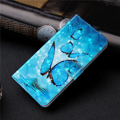 Pixel 6 Blue Butterfly Case Wallet