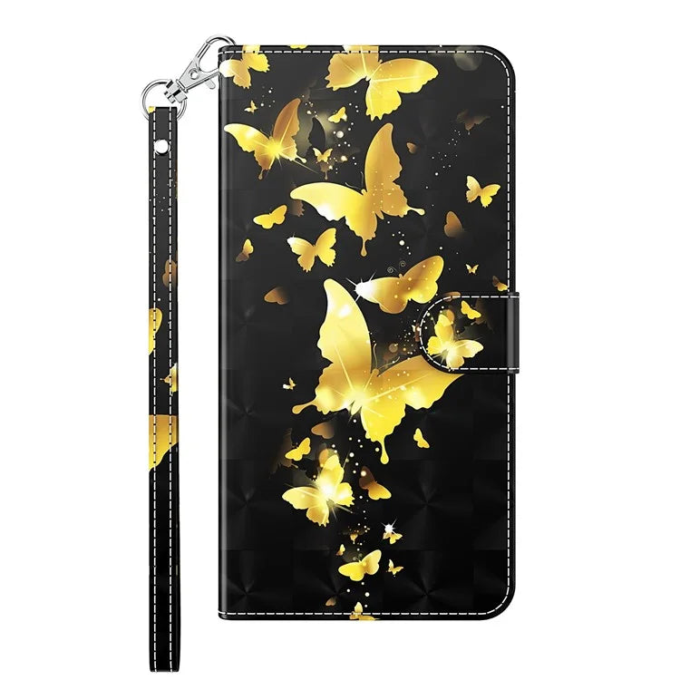 Pixel 6 Golden Butterfly Case Wallet