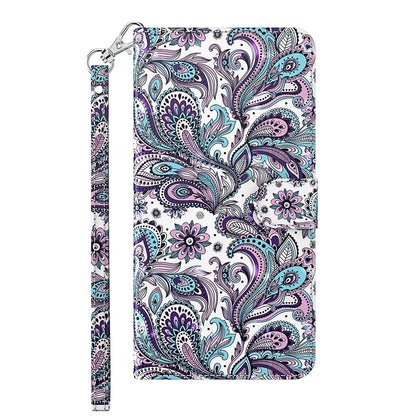 Pixel 6 Purple Impatiens Case Wallet