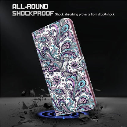 Pixel 6 Purple Impatiens Case Wallet