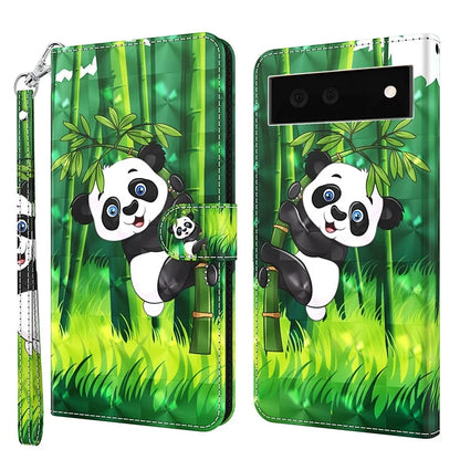 Pixel 6 Panda Bamboo Case Wallet