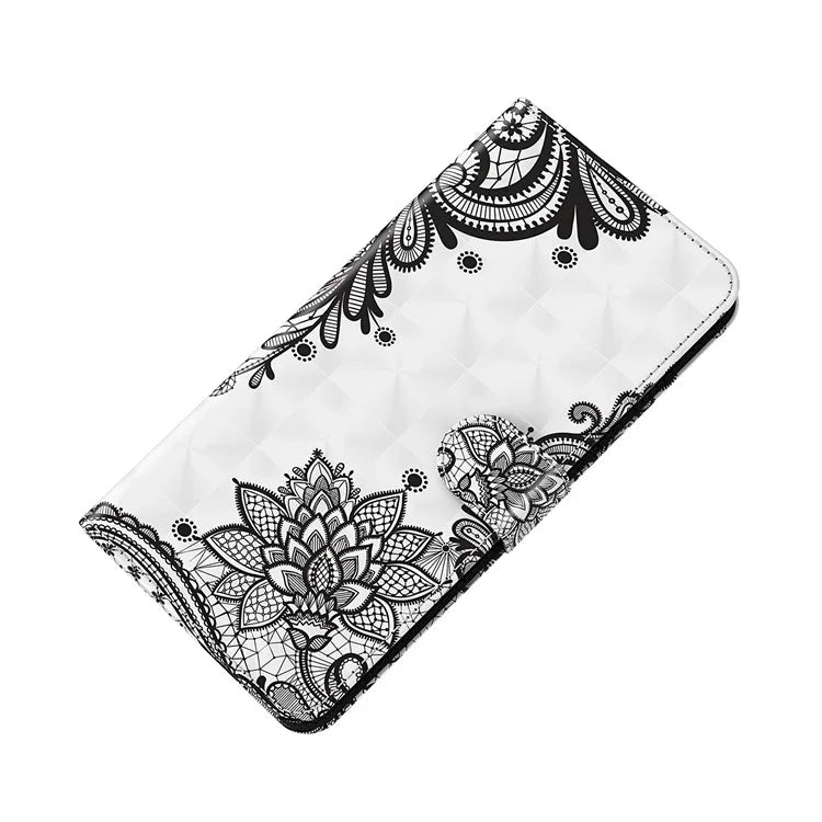 Pixel 6 Lace Flower Case Wallet