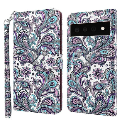 Pixel 6 Pro Purple Impatiens Case Wallet