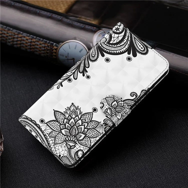 Pixel 6 Pro Lace Flower Case Wallet