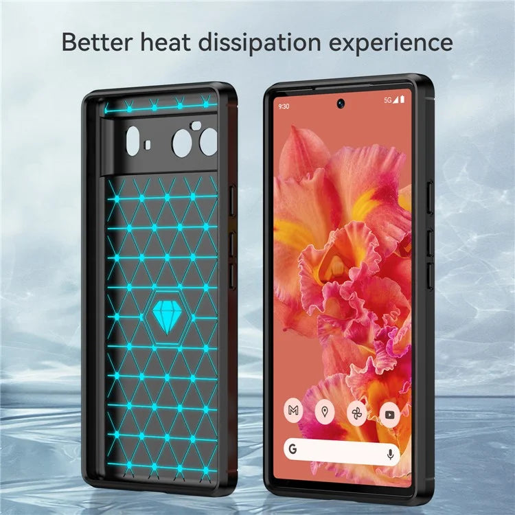 Pixel 6 Case Brushed Surface Carbon Fiber