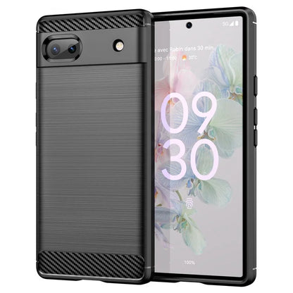 Pixel 6a Case Brushed Surface Carbon Fiber