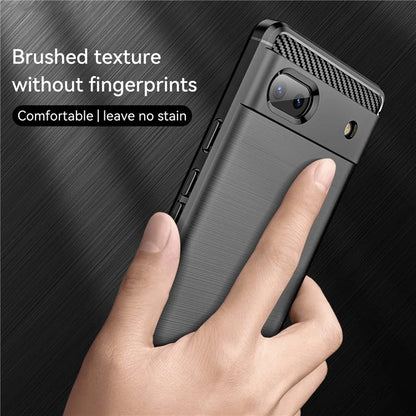 Pixel 6a Case Brushed Surface Carbon Fiber