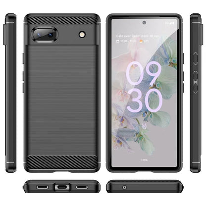 Pixel 6a Case Brushed Surface Carbon Fiber
