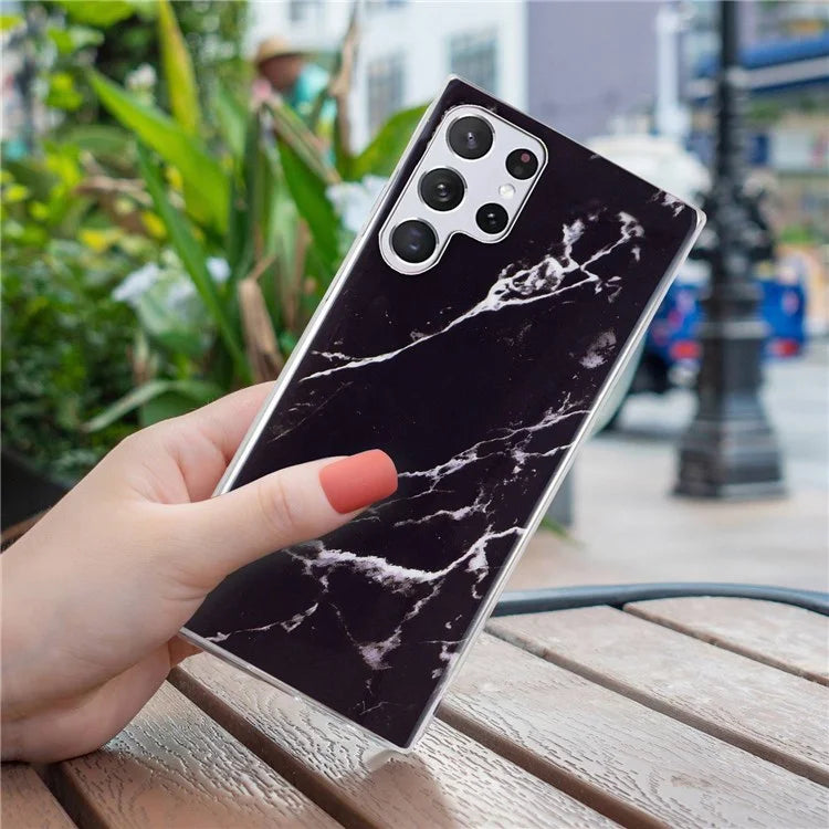 Samsung Galaxy S22 Ultra Midnight Stone Marble Case
