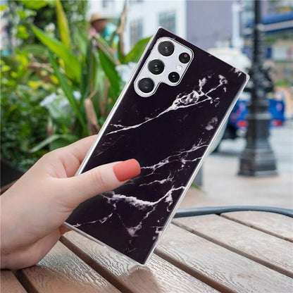 Samsung Galaxy S23 Ultra Midnight Stone Marble Case