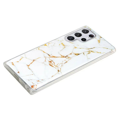 Samsung Galaxy S22 Ultra Ivory Luxe Marble Case