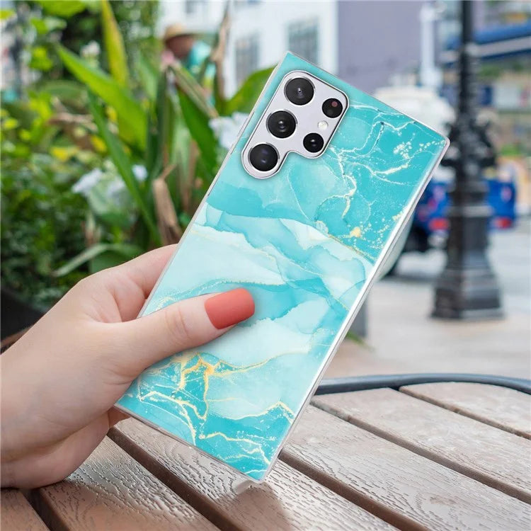 Samsung Galaxy S23 Ultra Celestial Breeze Marble Case