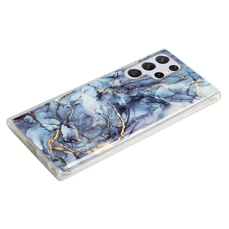 Samsung Galaxy S23 Ultra Noble Navy Marble Case