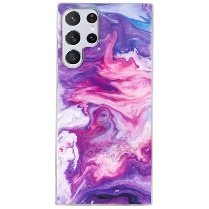Samsung Galaxy S23 Ultra Mystic Aura Marble Case