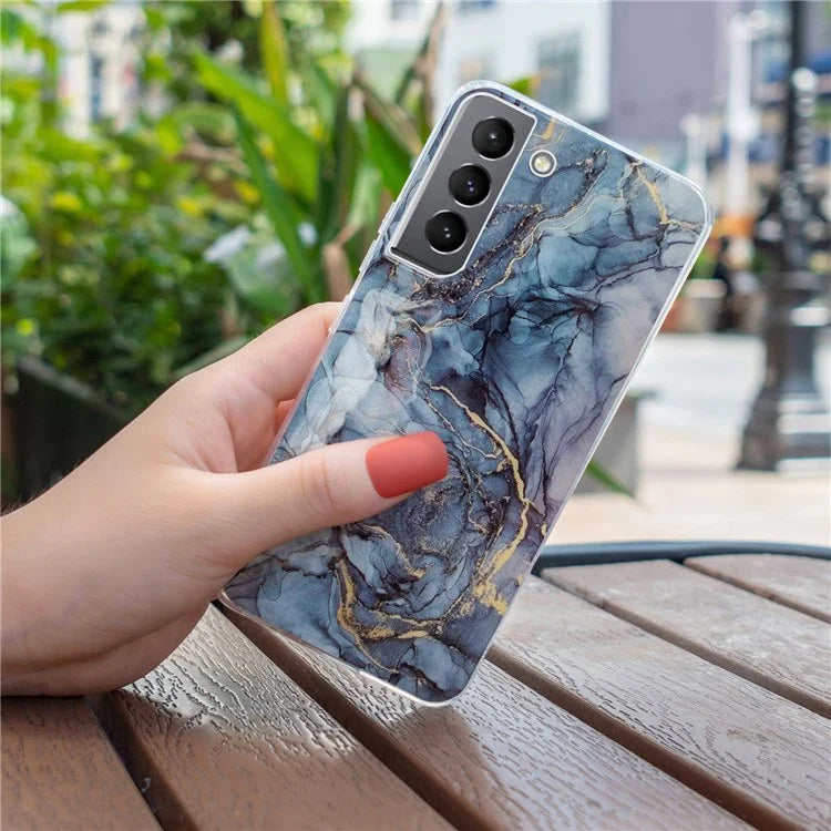 Samsung Galaxy S22 Noble Navy Marble Case