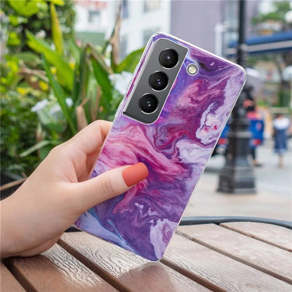Samsung Galaxy S22 Mystic Aura Marble Case