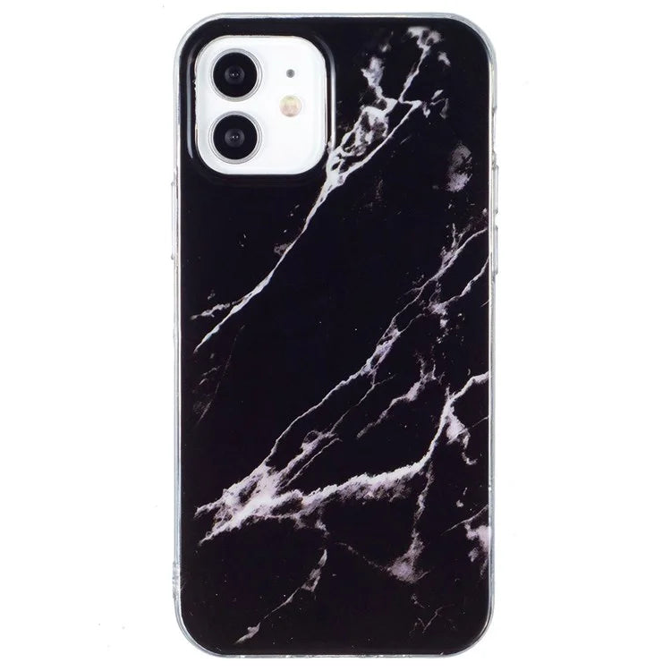 iPhone 12 Midnight Stone Marble Case